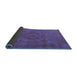 Sideview of Oriental Blue Industrial Rug, urb2246blu