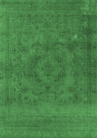 Oriental Emerald Green Industrial Rug, urb2246emgrn