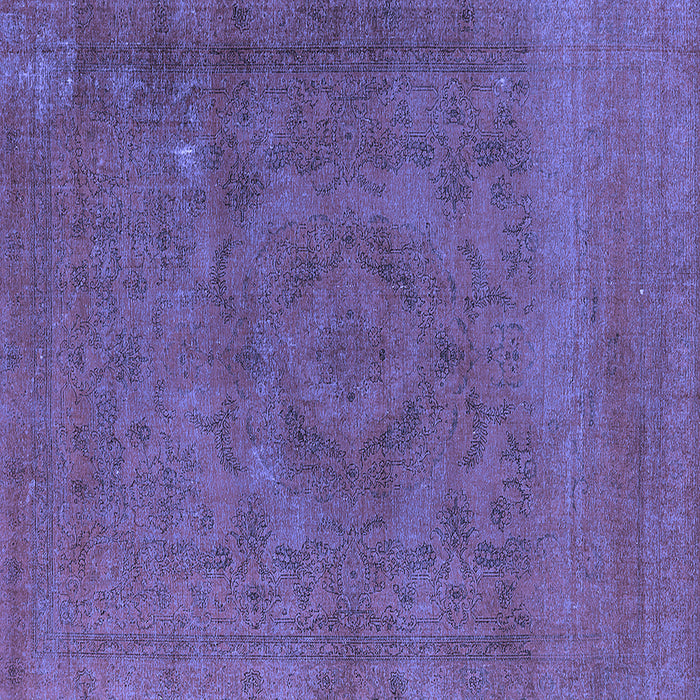 Square Oriental Blue Industrial Rug, urb2246blu