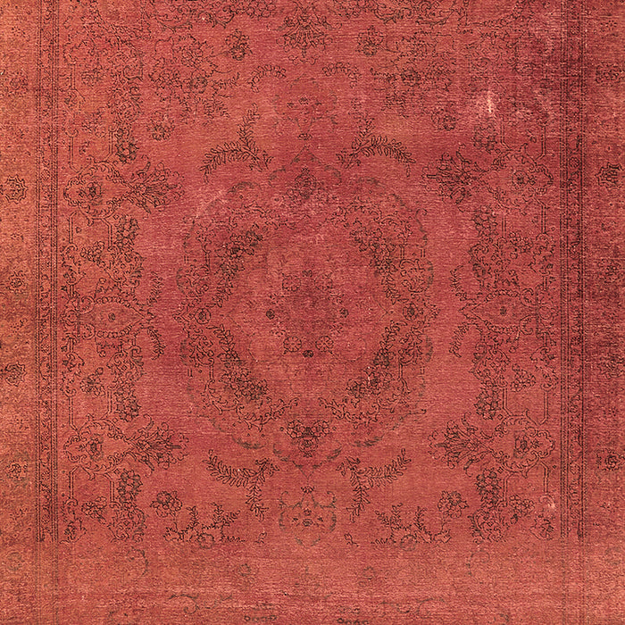 Machine Washable Oriental Brown Industrial Rug, wshurb2246brn