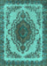 Oriental Turquoise Industrial Rug, urb2247turq