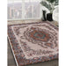 Machine Washable Industrial Modern Sepia Brown Rug in a Family Room, wshurb2247