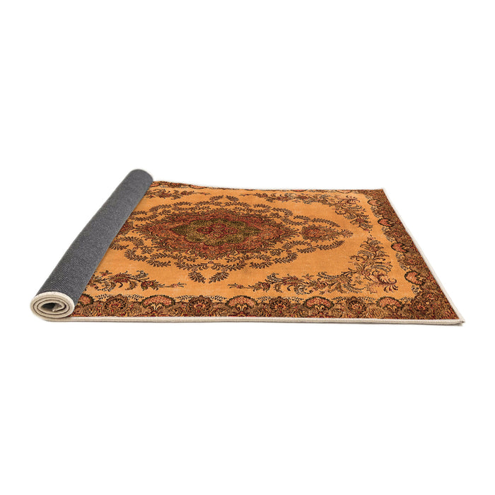 Sideview of Oriental Orange Industrial Rug, urb2247org