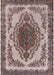 Mid-Century Modern Reddish Brown Oriental Rug, urb2247