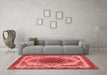 Industrial Red Washable Rugs