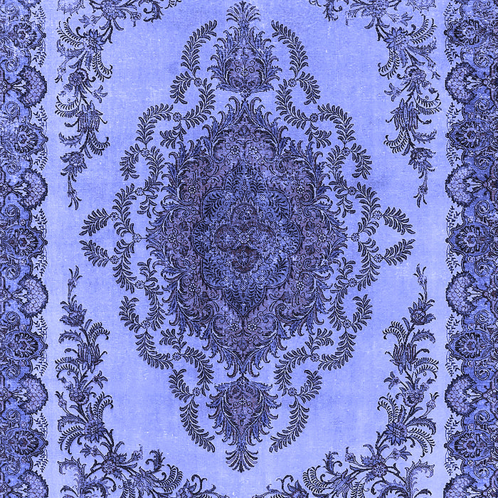 Oriental Blue Industrial Rug, urb2247blu
