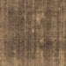 Square Oriental Brown Industrial Rug, urb2248brn