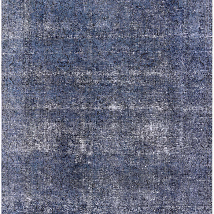 Machine Washable Industrial Modern Purple Navy Blue Rug, wshurb2248