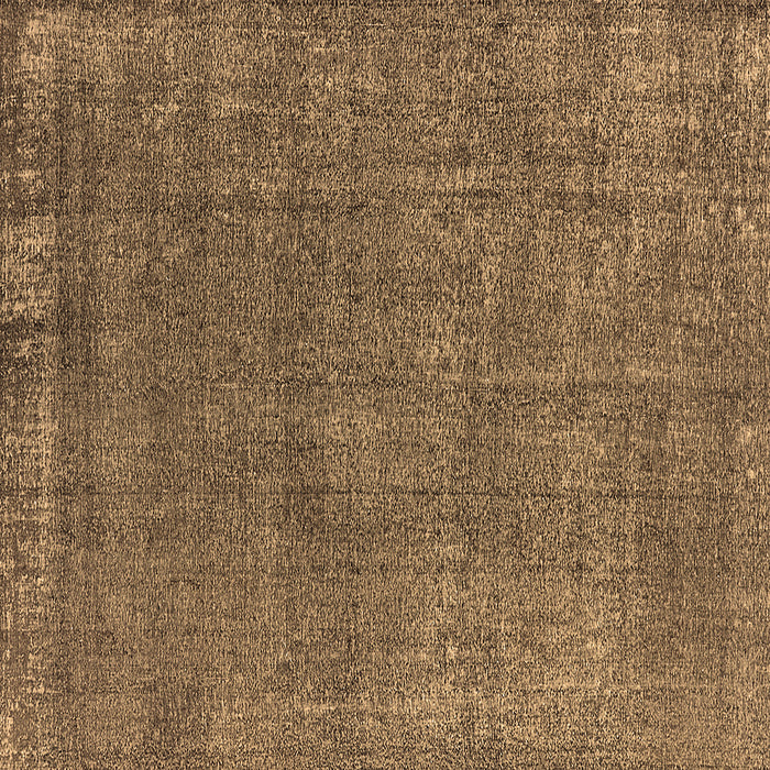 Square Machine Washable Oriental Brown Industrial Rug, wshurb2249brn