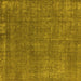 Square Oriental Yellow Industrial Rug, urb2249yw