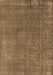 Machine Washable Oriental Brown Industrial Rug, wshurb2249brn