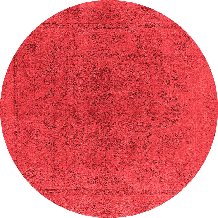 Machine Washable Oriental Red Industrial Rug, wshurb2250red