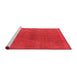 Industrial Red Washable Rugs