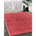 Machine Washable Industrial Modern Red Rug in a Family Room, wshurb2250