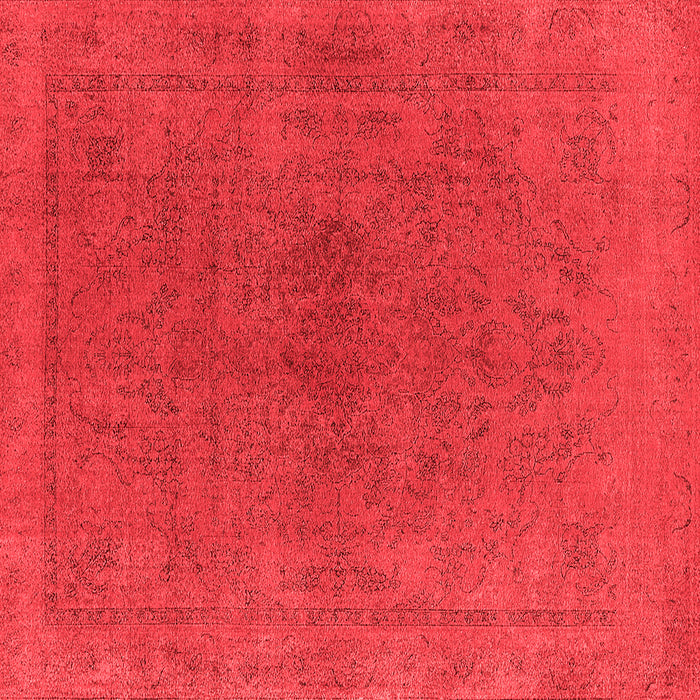Machine Washable Oriental Red Industrial Rug, wshurb2250red