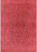 Mid-Century Modern Red Oriental Rug, urb2250