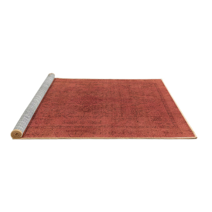 Sideview of Machine Washable Oriental Brown Industrial Rug, wshurb2250brn