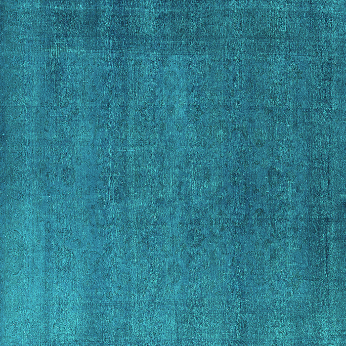 Square Persian Turquoise Bohemian Rug, urb2251turq
