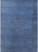 Machine Washable Industrial Modern Silk Blue Rug, wshurb2251