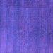 Square Persian Purple Bohemian Rug, urb2251pur