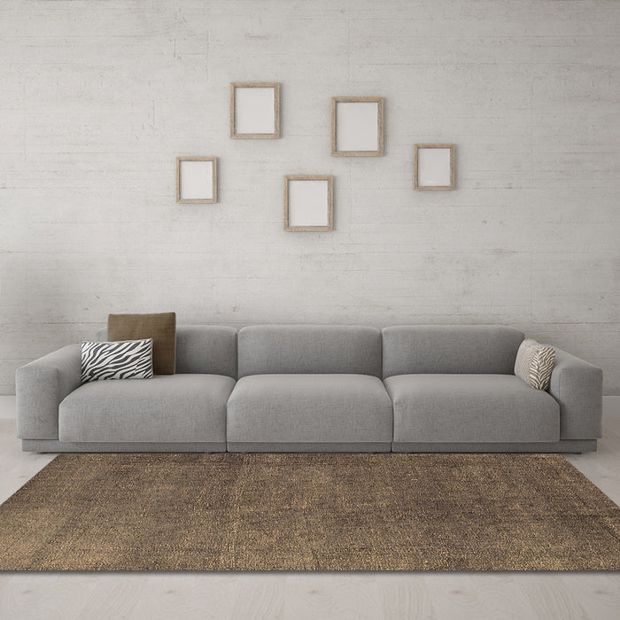 Machine Washable Persian Brown Bohemian Rug in a Living Room,, wshurb2251brn