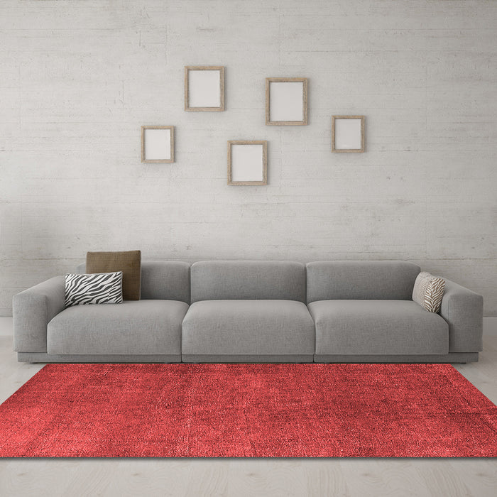 Bohemian Red Washable Rugs