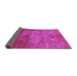 Sideview of Persian Purple Bohemian Rug, urb2252pur