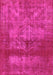 Machine Washable Persian Pink Bohemian Rug, wshurb2252pnk