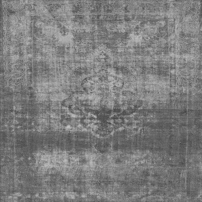 Square Machine Washable Persian Gray Bohemian Rug, wshurb2252gry