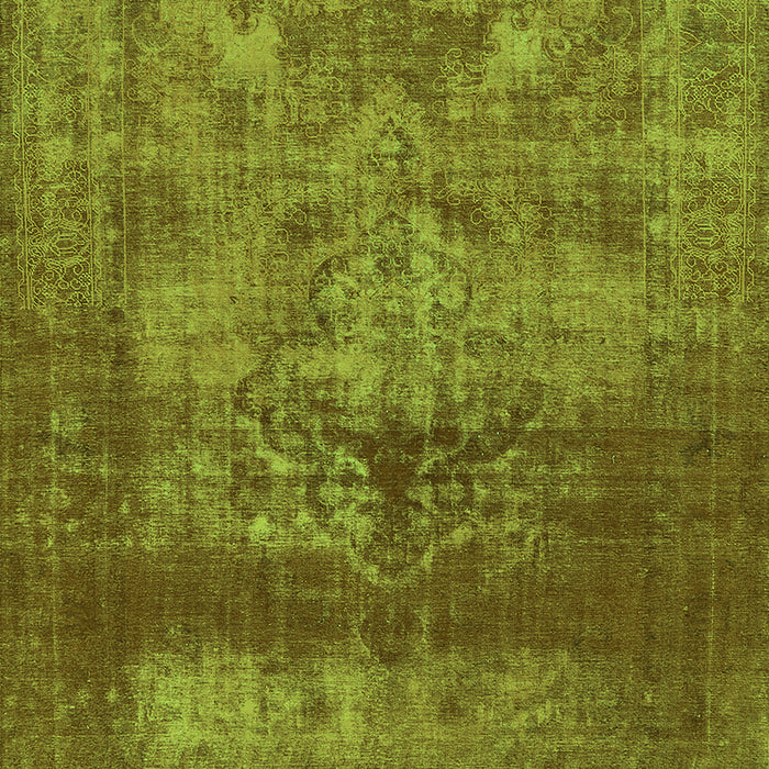 Machine Washable Persian Green Bohemian Area Rugs, wshurb2252grn