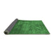 Sideview of Persian Emerald Green Bohemian Rug, urb2252emgrn