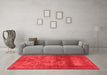 Bohemian Red Washable Rugs