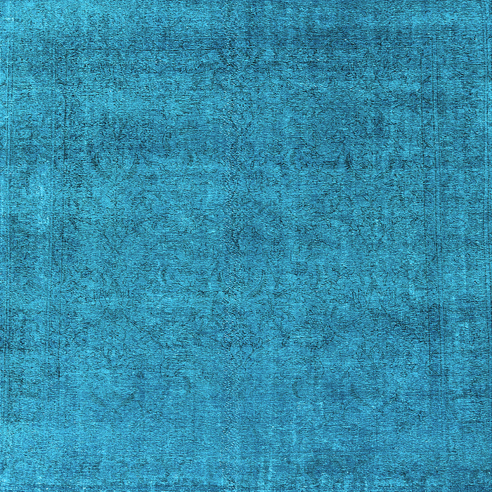 Square Oriental Light Blue Industrial Rug, urb2253lblu