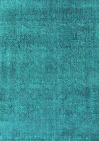 Oriental Turquoise Industrial Rug, urb2253turq