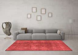 Industrial Red Washable Rugs