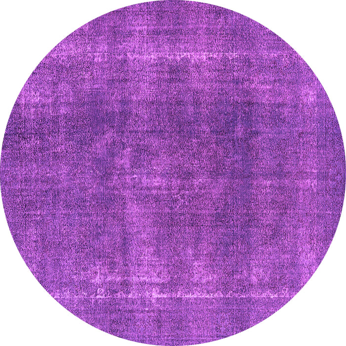 Round Oriental Pink Industrial Rug, urb2254pnk