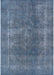 Mid-Century Modern Koi Blue Oriental Rug, urb2254