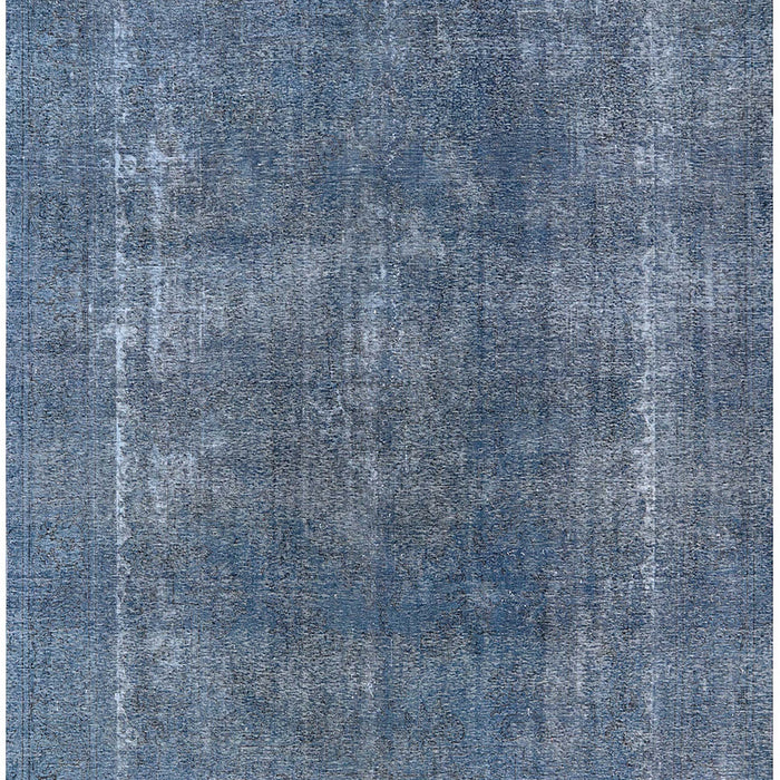 Mid-Century Modern Koi Blue Oriental Rug, urb2254