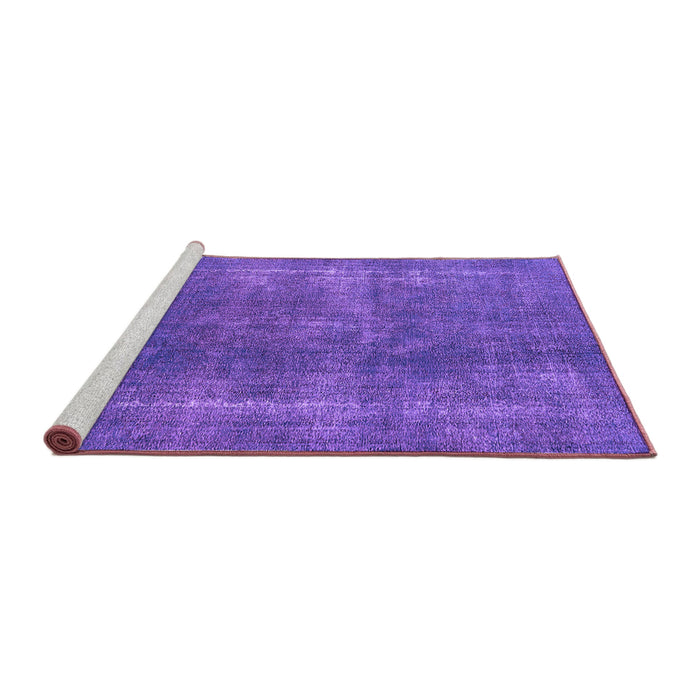 Sideview of Machine Washable Oriental Purple Industrial Area Rugs, wshurb2254pur
