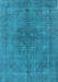 Oriental Light Blue Industrial Rug, urb2255lblu