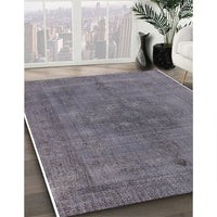 Mid-Century Modern Purple Oriental Rug, urb2255