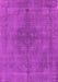 Machine Washable Oriental Pink Industrial Rug, wshurb2255pnk