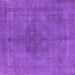 Square Oriental Purple Industrial Rug, urb2255pur