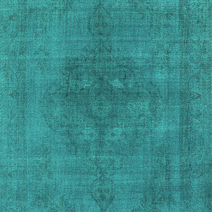 Oriental Turquoise Industrial Rug, urb2255turq