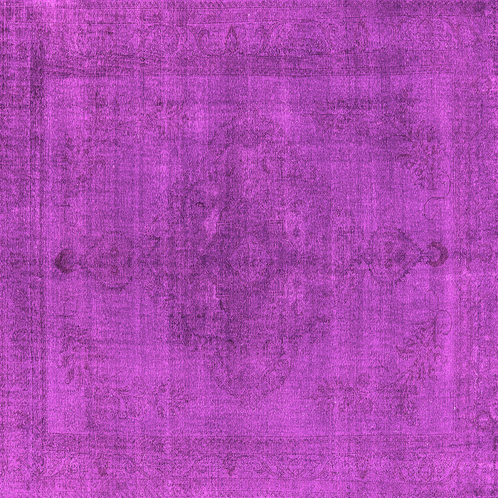 Square Machine Washable Oriental Pink Industrial Rug, wshurb2255pnk