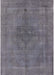 Mid-Century Modern Purple Oriental Rug, urb2255