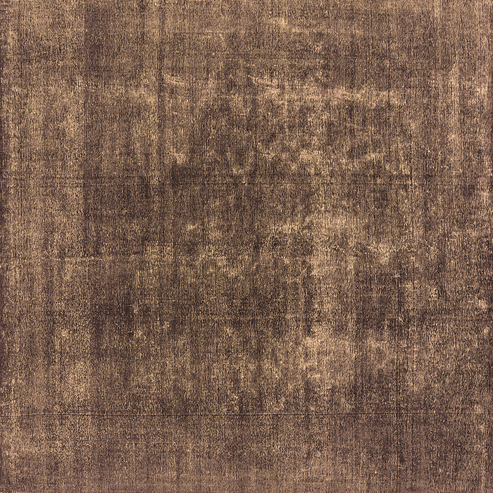Square Oriental Brown Industrial Rug, urb2256brn