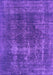 Machine Washable Oriental Purple Industrial Area Rugs, wshurb2256pur
