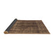 Sideview of Oriental Brown Industrial Rug, urb2256brn