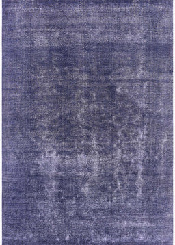 Machine Washable Industrial Modern Dark Slate Blue Purple Rug, wshurb2256